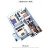 2 Bedrooms 1 Bath